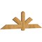 Ekena Millwork Kennewick Rough Sawn Timber Gable Bracket, Western Red Cedar, 84"W x 24"H x 2"D x 6"F, 7/12 Pitch GBW084X24X0206KEN00RWR - alternate 4